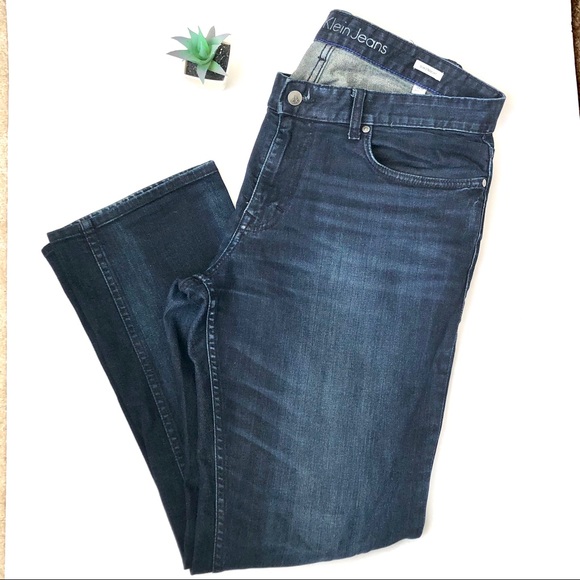 Calvin Klein jeans dark wash slim straight…